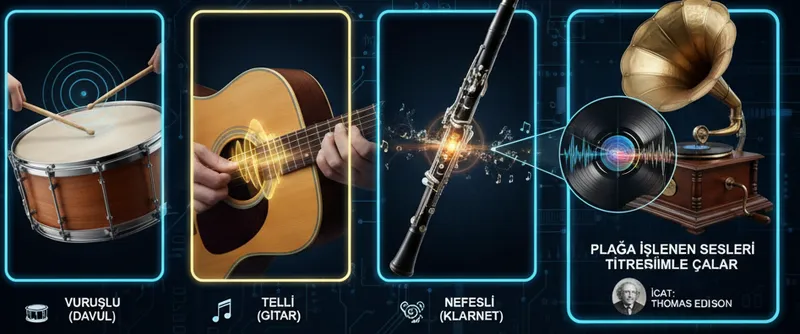 🎶 Müzik aletleri ve Gramofon