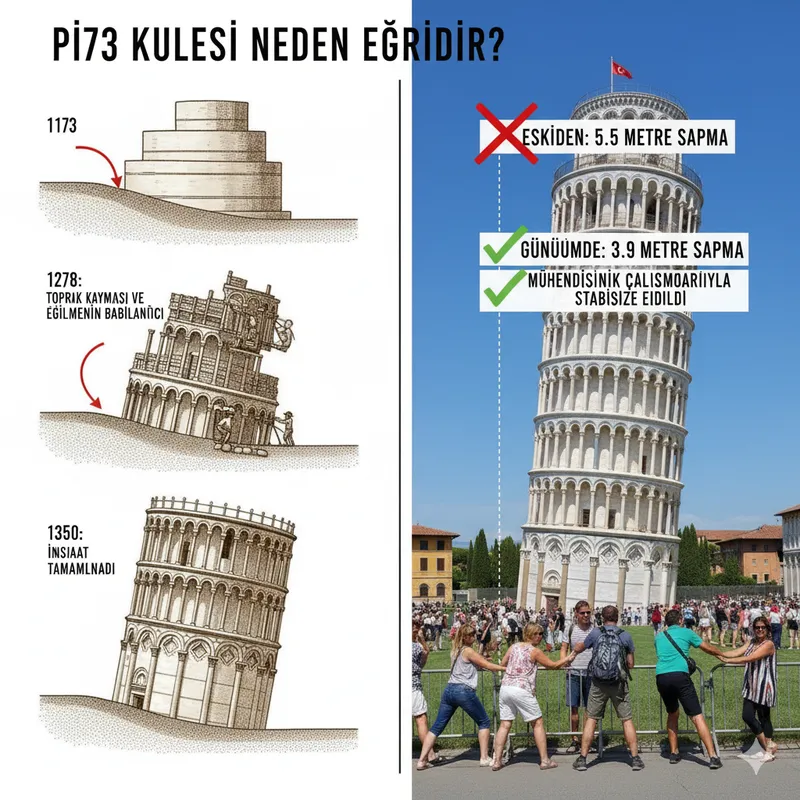 🇮🇹 Piza kulesi neden eğridir?
