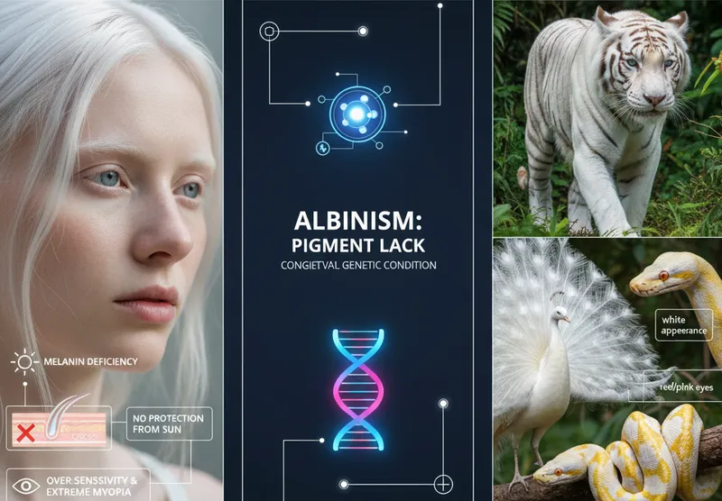 🧬 Renk hastalığı nedir? (Albinizm)