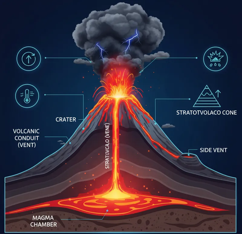 🌋 Volkan nedir? Nasıl meydana gelir