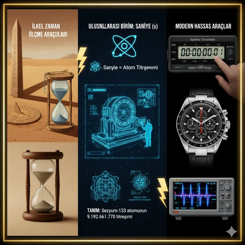 ⏳ Zaman ölçme araçları ve saat